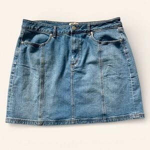 LOFT Classic Blue Mini Skirt